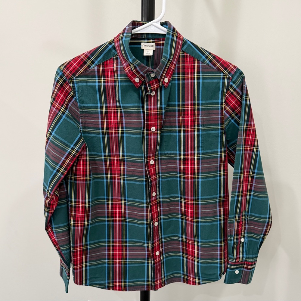 J Crew Crewcuts long sleeve shirt, size 14